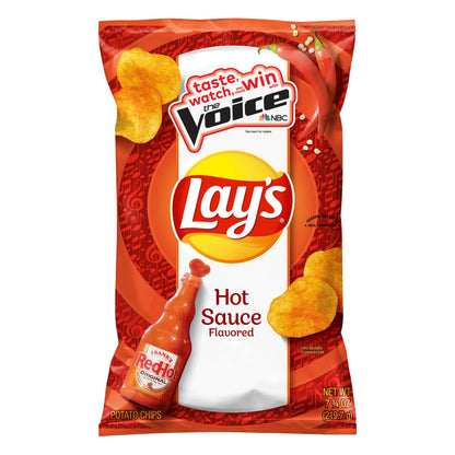 Lay's Hot Sauce Flavored Potato Chips 7.75 oz