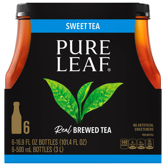 Pure Leaf Sweet Tea Brewed Tea 6 - 16.9 fl oz Bottles