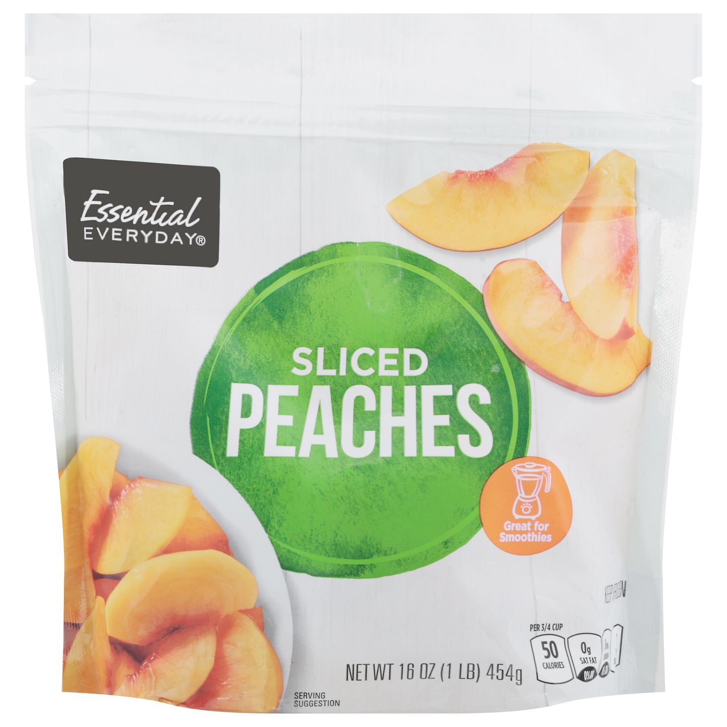Essential Everyday Sliced Peaches 16 oz