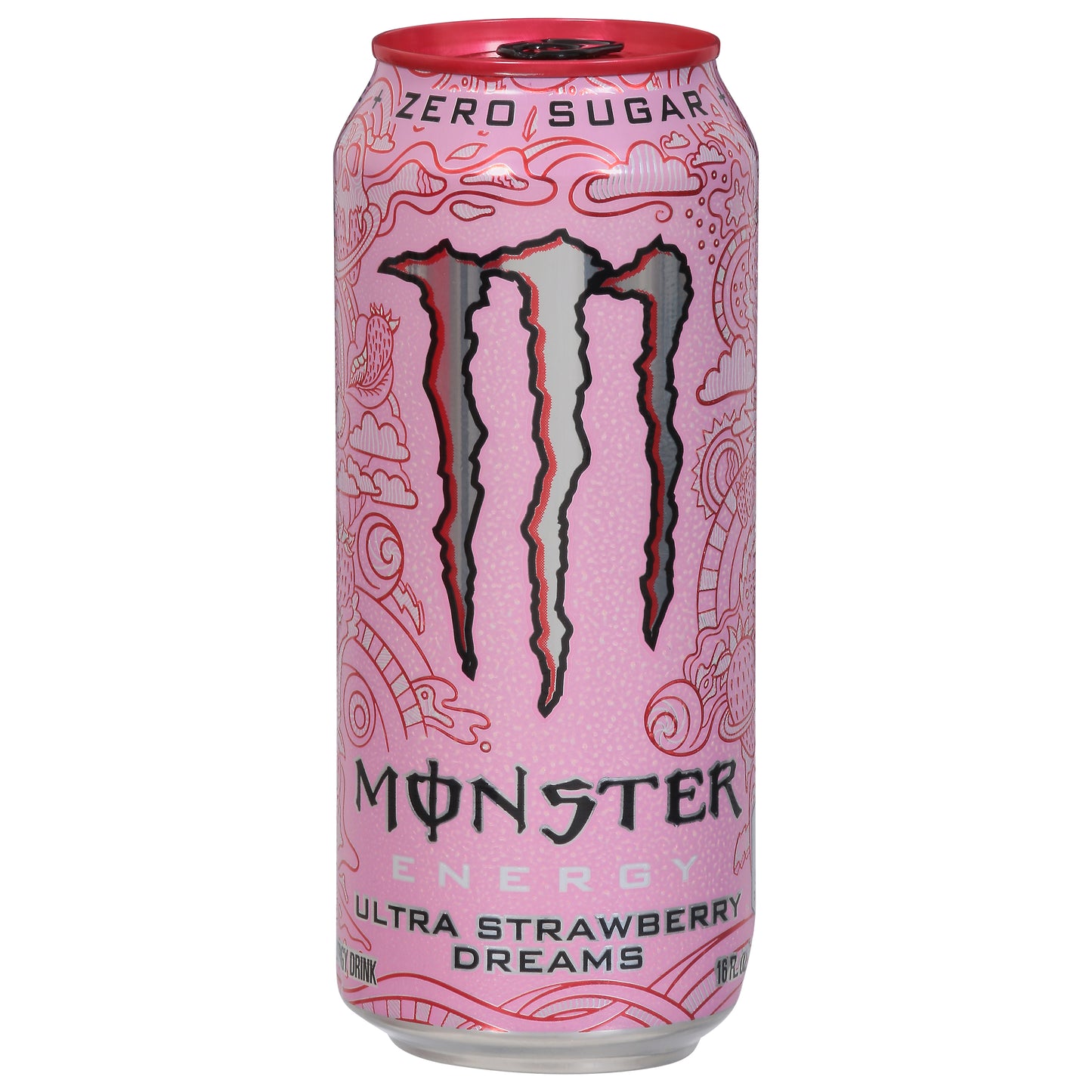 Monster Energy Zero Sugar Ultra Strawberry Dreams Energy Drink 16 fl oz