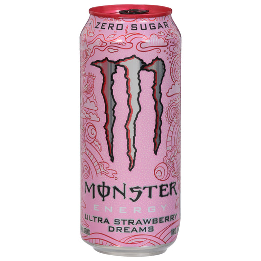 Monster Energy Zero Sugar Ultra Strawberry Dreams Energy Drink 16 fl oz