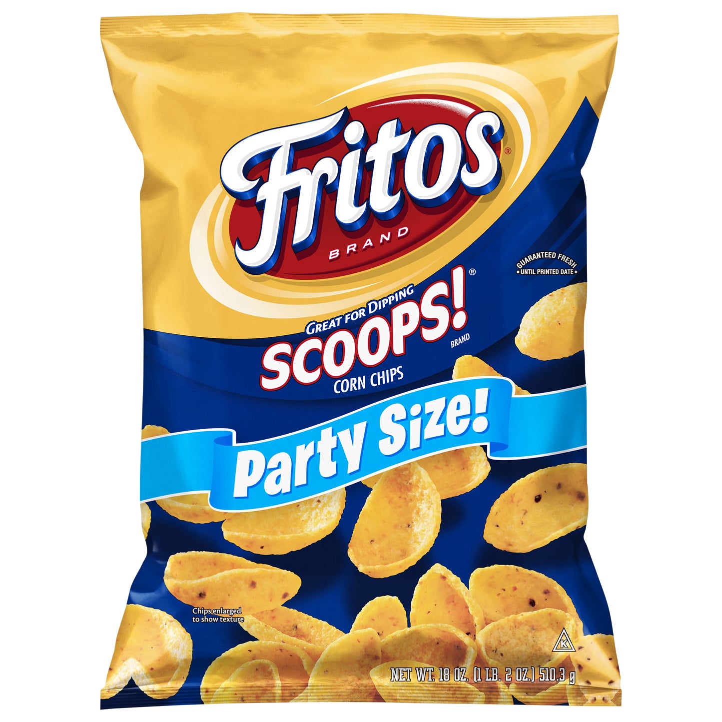 Fritos Scoops! Corn Chips 18 Oz Party Size