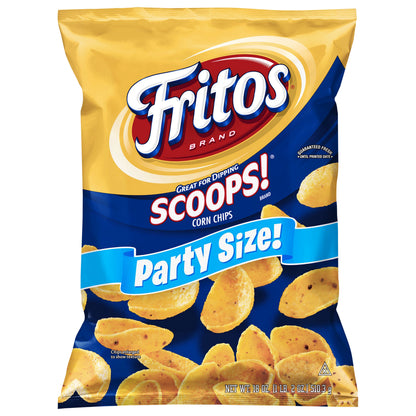 Fritos Scoops! Corn Chips 18 Oz Party Size