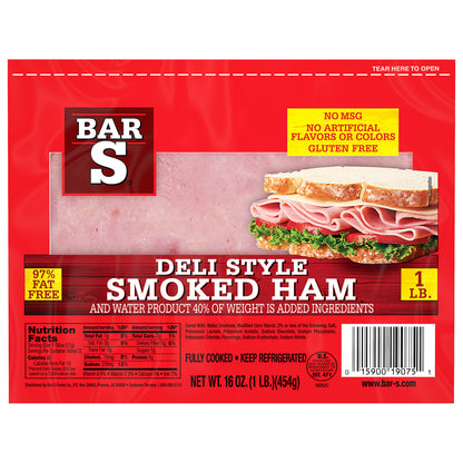 Bar-S® Deli Style Smoked Ham 16 oz. Pack