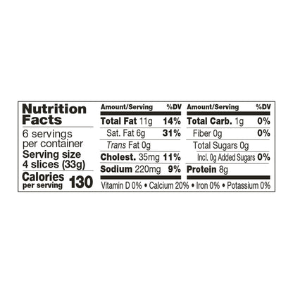 Crystal Farms Cracker Cuts Mild Cheddar Cheese Slices, 24 ct