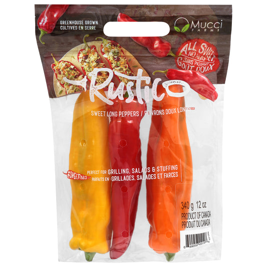 Mucci Farms Rustico Sweet Long Peppers 12 oz