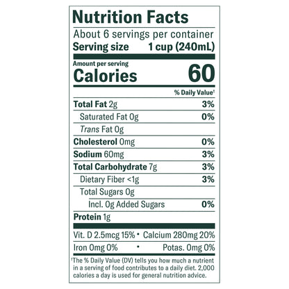Chobani® Oatmilk Zero Sugar* Unsweetened 52 fl oz