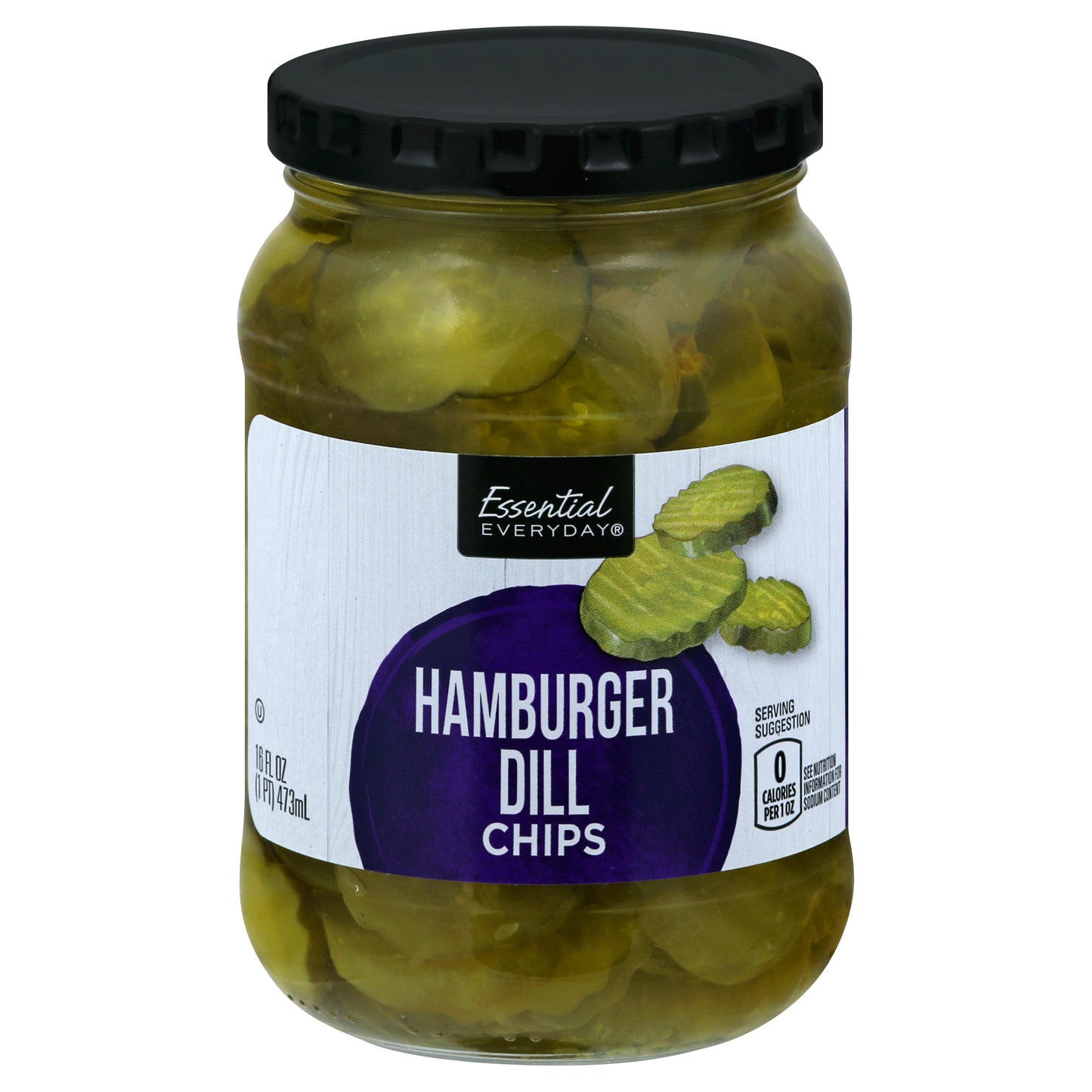 Essential Everyday Hamburger Dill 16 oz