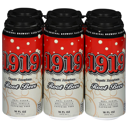 1919 Classic American Root Beer 6 - 16 fl oz Cans