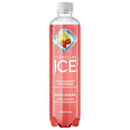 Sparkling Ice Zero Sugar Strawberry Lemonade Sparkling Water 17 fl oz