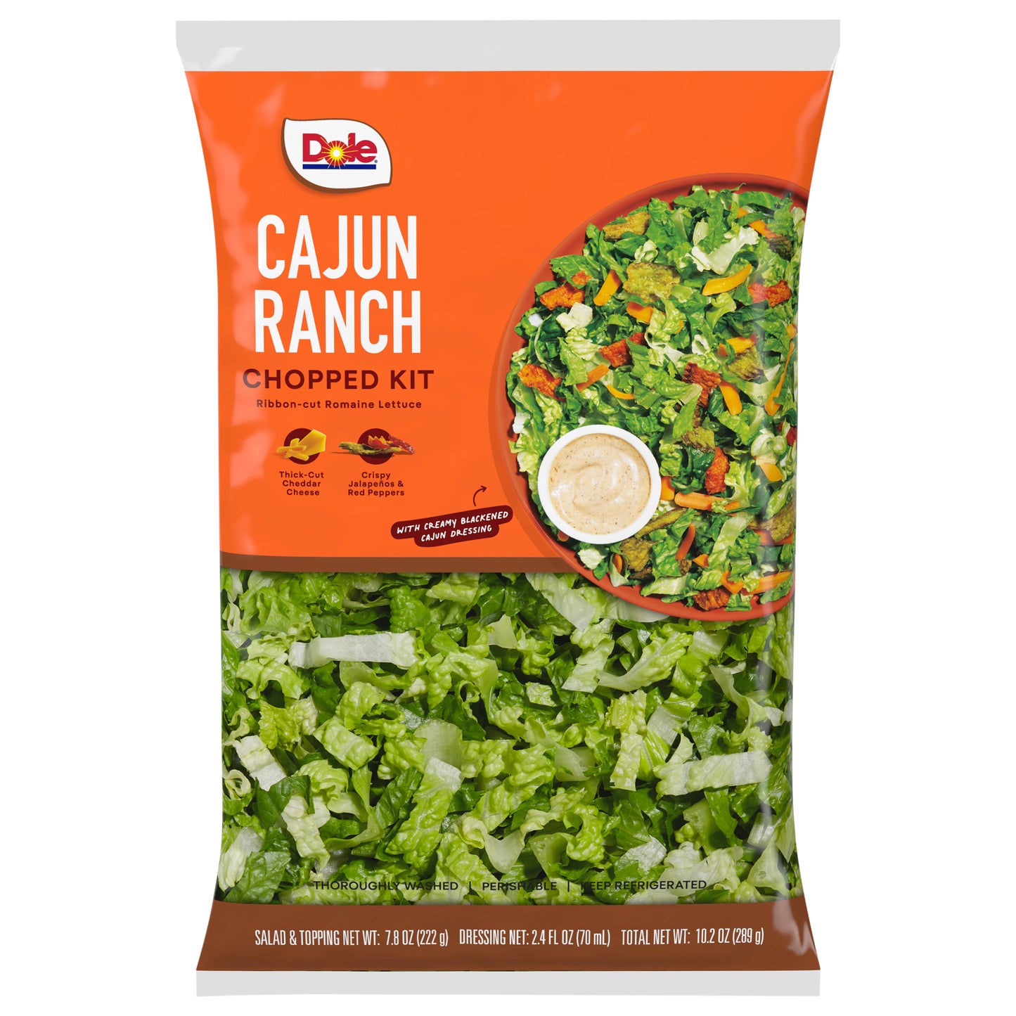 Dole Chopped Cajun Ranch Kit 10.2 oz