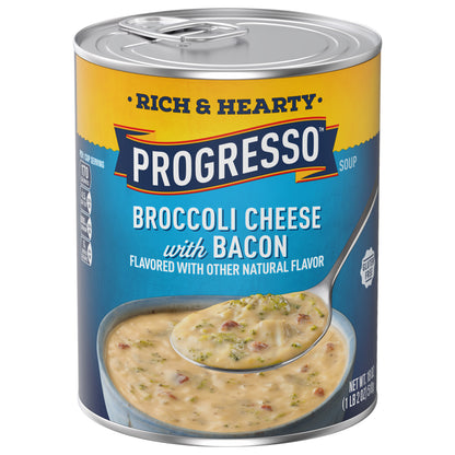 Progresso Rich & Hearty Gluten Free Broccoli Cheese Soup With Bacon, 18 oz.