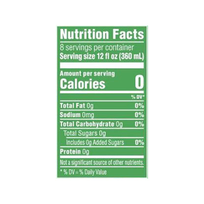 Bubly Sparkling Water Lime Flavor 12 Fl Oz 8 Count Can