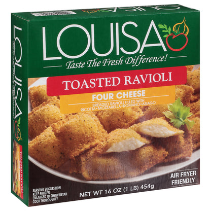 Louisa Four Cheese Toasted Ravioli 16 oz Box