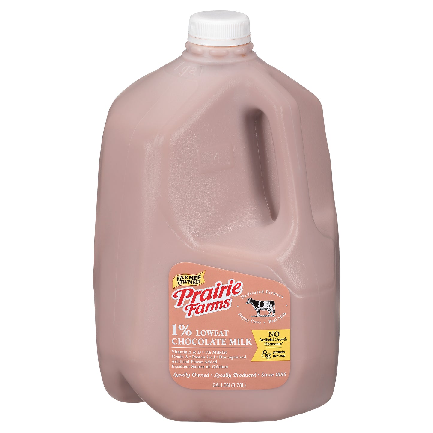 Prairie Farms 1% Milkfat 1% Lowfat Chocolate Milk 1 gl Jug