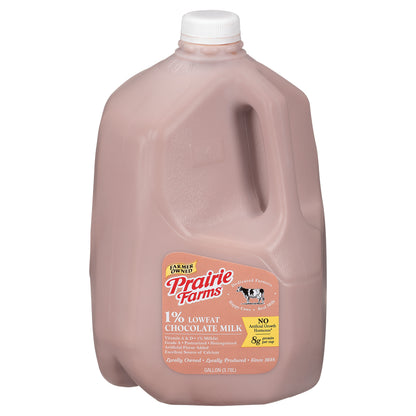 Prairie Farms 1% Milkfat 1% Lowfat Chocolate Milk 1 gl Jug