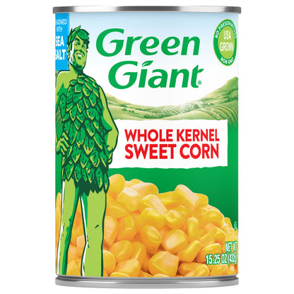 Green Giant Whole Kernel Sweet Corn 15.25 oz - NO PRESERVATIVES USA GROWN NON GMO