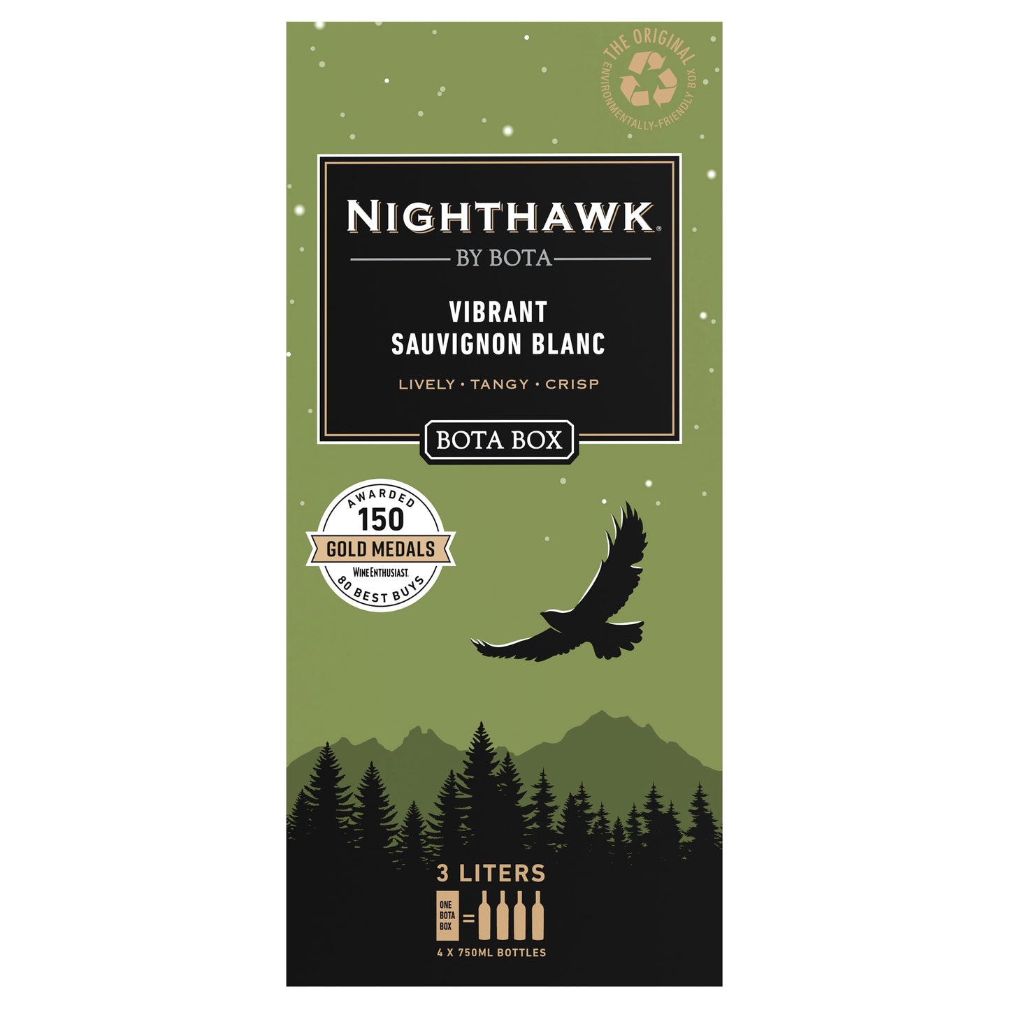 Nighthawk by Bota Box Vibrant Sauvignon Blanc White Wine, 3L