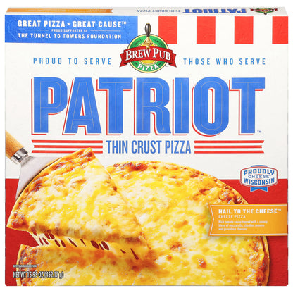 Patriot Thin Crust Half to the Cheese Pizza 15.95 oz