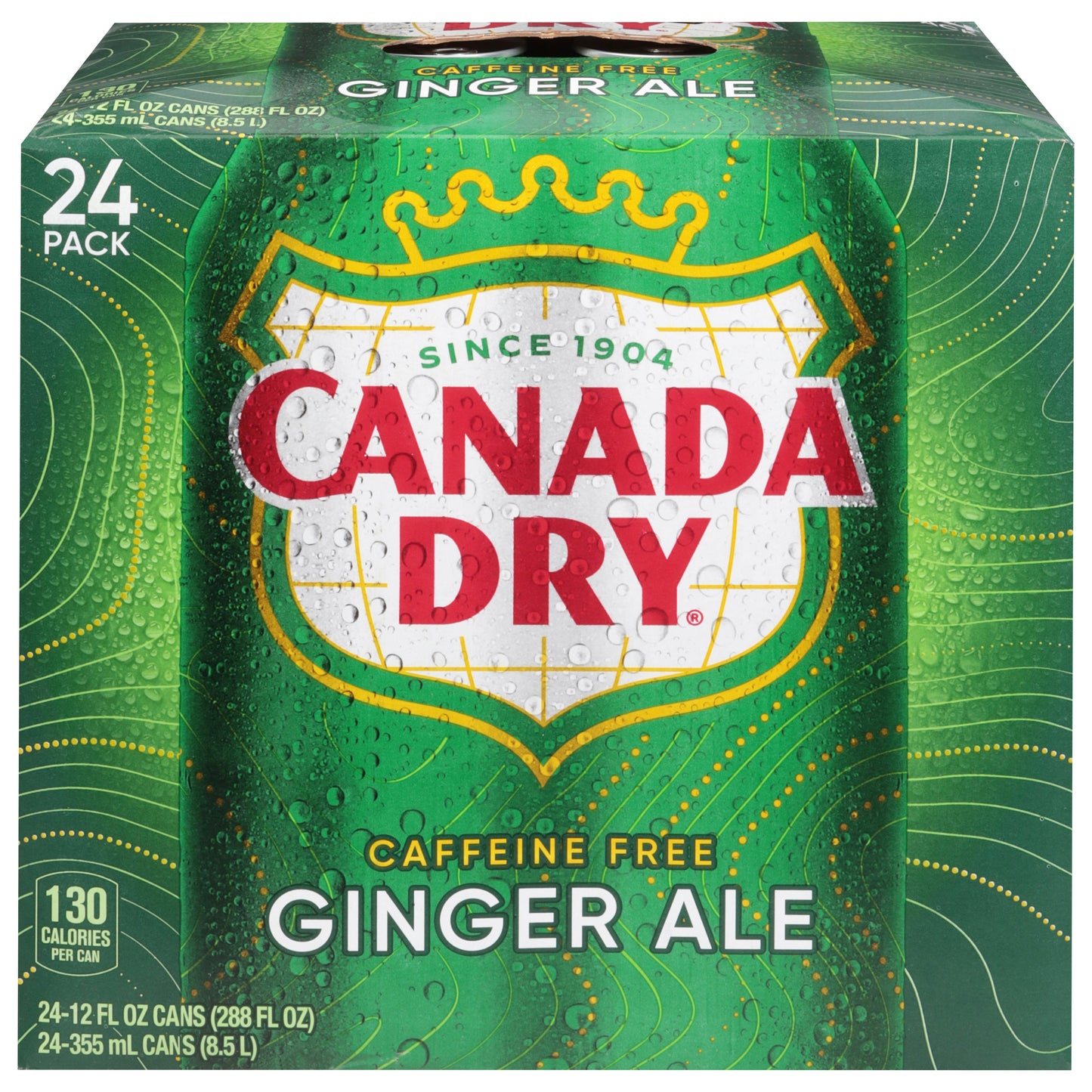 Canada Dry Caffeine Free Ginger Ale 24 - 12 fl oz Cans