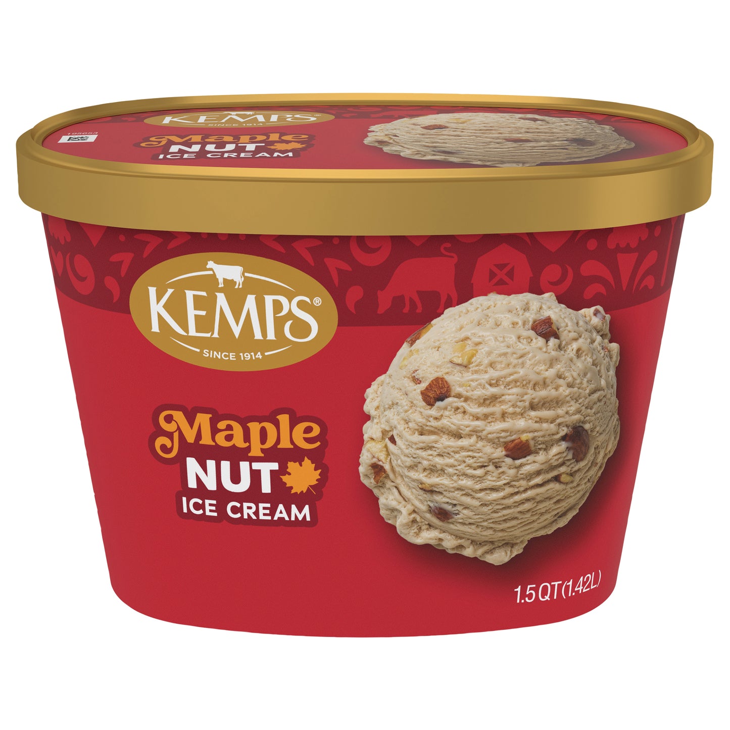 Kemps Maple Nut Ice Cream 1.5 Quart