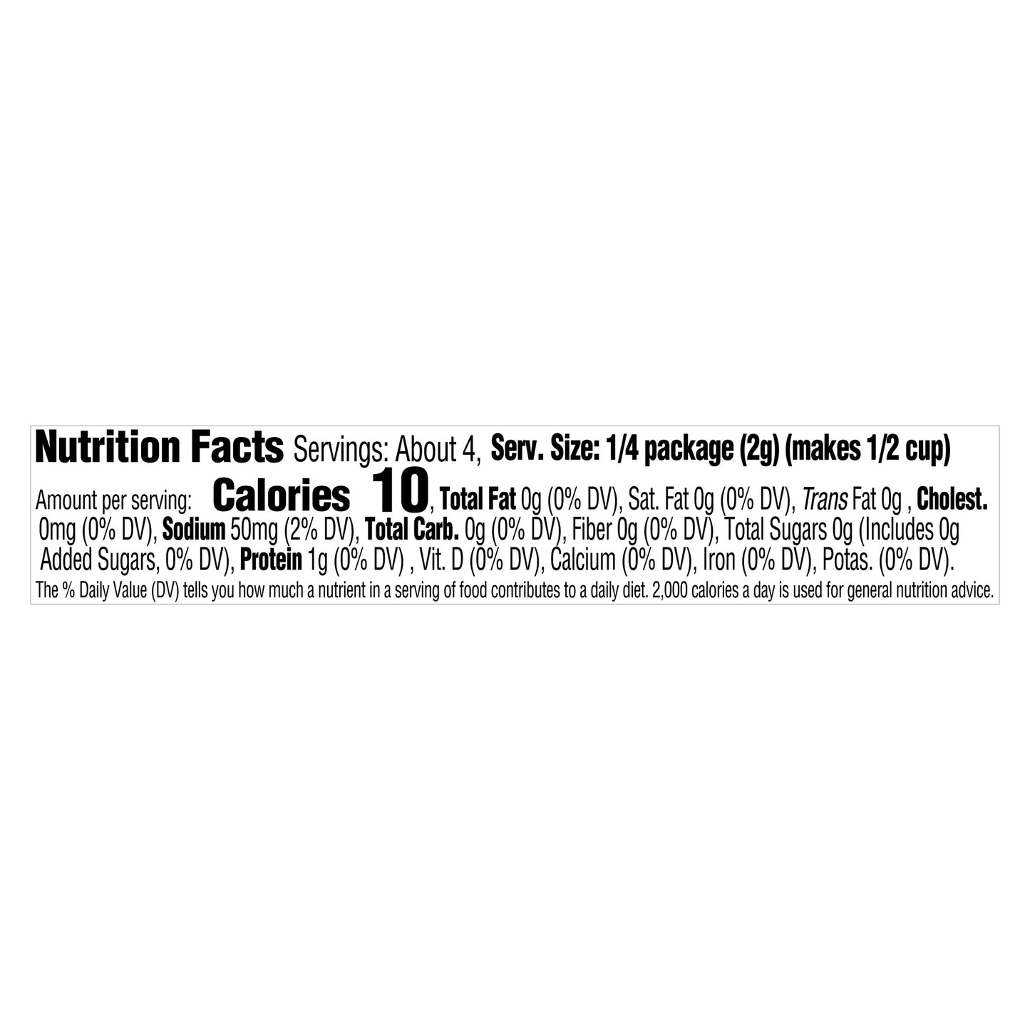 Jell-O Lime Artificially Flavored Zero Sugar Low Calorie Gelatin Dessert Mix, 0.3 oz Box