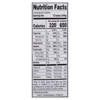 Roma Original 4 Cheese Pizza 10.54 oz