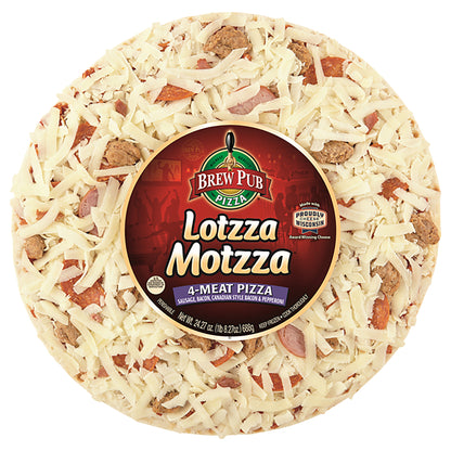Brew Pub Pizza Lotzza Motzza 4-Meat Pizza 24.27 oz