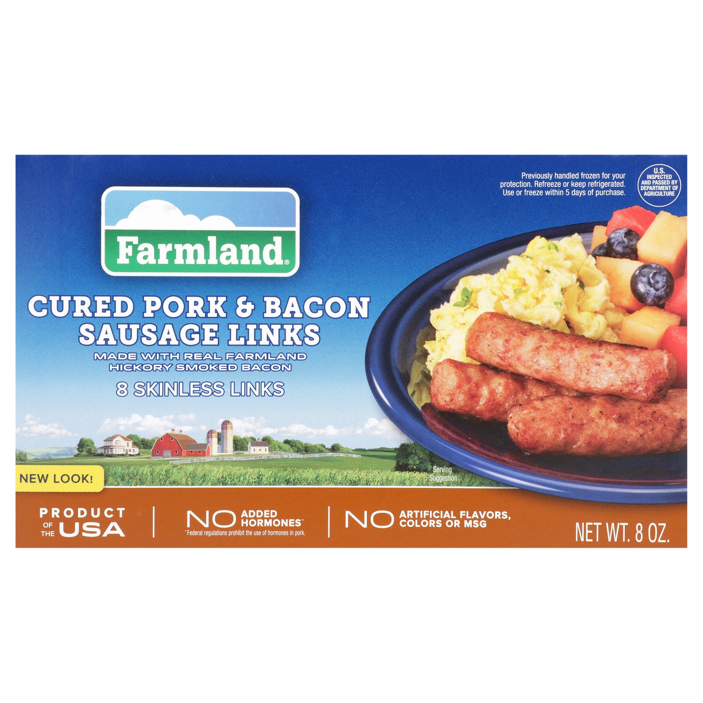 Farmland Pork & Bacon Sausage Links