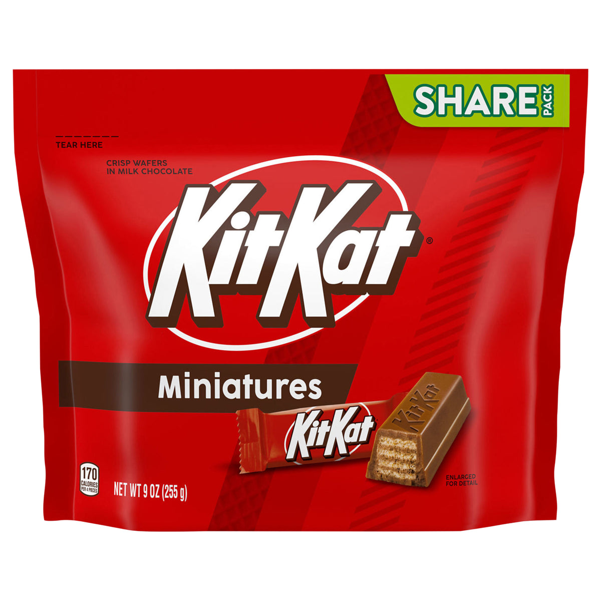 KIT KAT® Miniatures Milk Chocolate Wafer Candy Share Pack, 9 oz