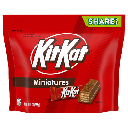 KIT KAT® Miniatures Milk Chocolate Wafer Candy Share Pack, 9 oz