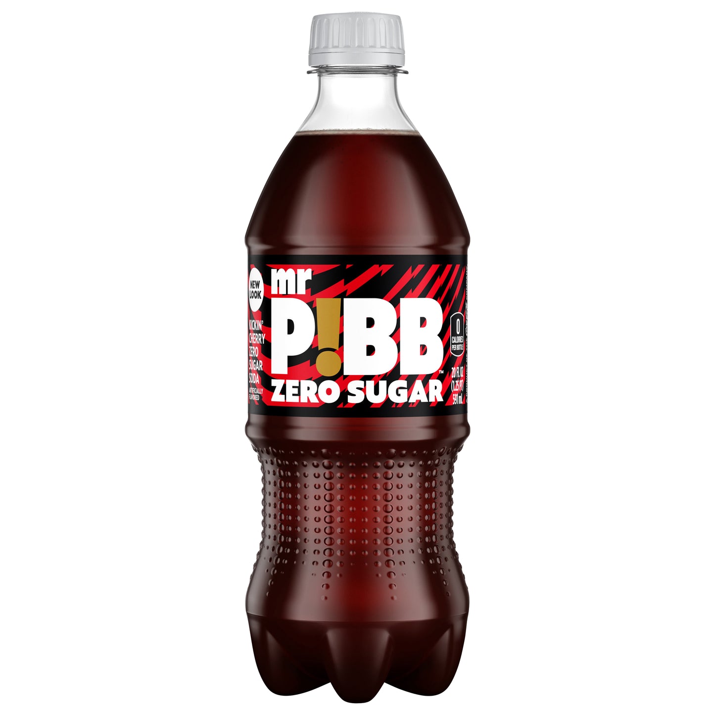 Mr. Pibb Zero Sugar Bottle, 20 fl oz