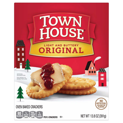 Town House Original Oven Baked Crackers - 13.8 oz