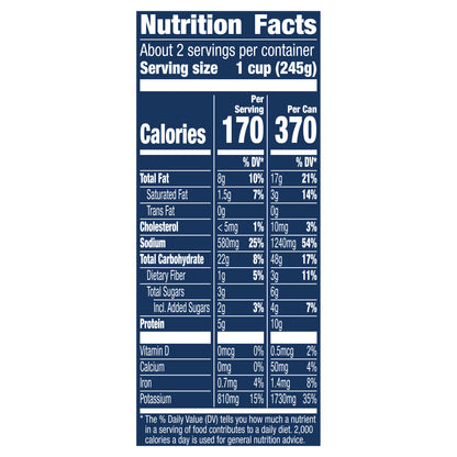 Progresso New England Clam Chowder, Reduced Sodium Canned Soup, 18.5 oz
