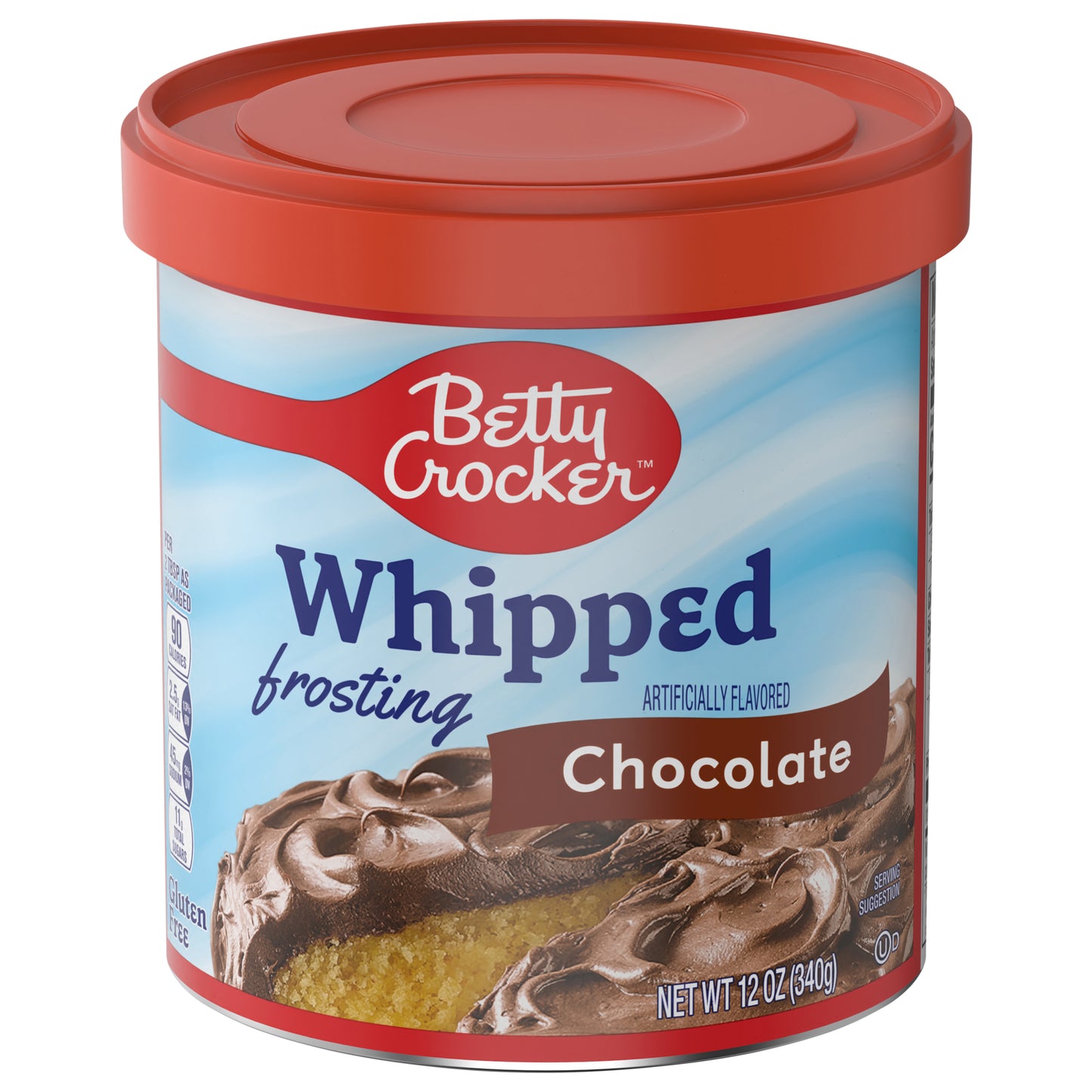Betty Crocker Whipped Chocolate Frosting, Gluten Free, 12 oz
