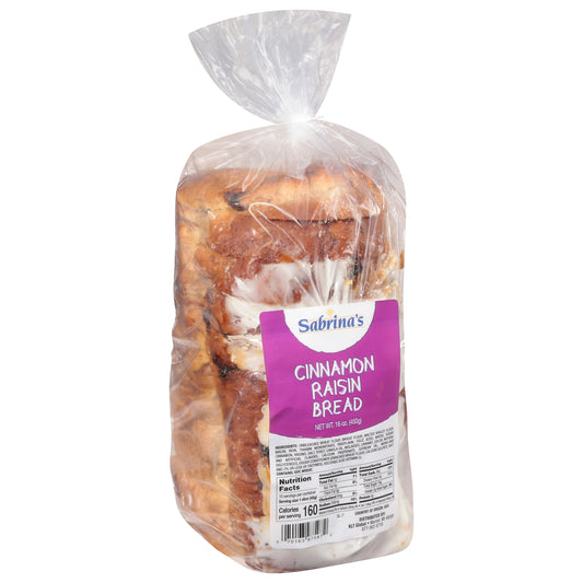 Sabrina's Cinnamon Raisin Bread 16 oz