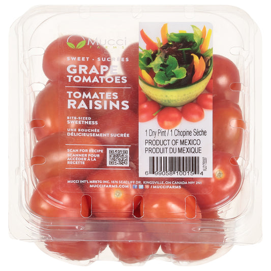 Mucci Farms Sweet Grape Tomatoes 1 pt