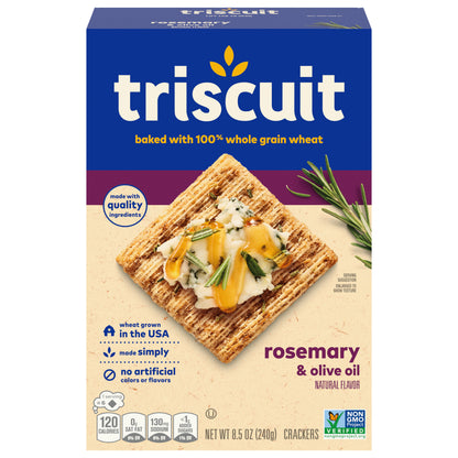 Triscuit Rosemary & Olive Oil Whole Grain Wheat Crackers, 8.5 oz