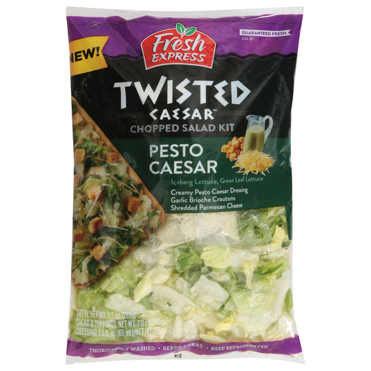 Fresh Express Twisted Caesar Pesto Caesar Chopped Salad Kit 9.5 oz
