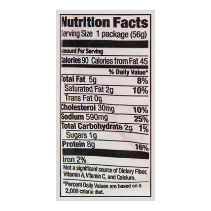 Buddig Turkey 2 oz. Pack