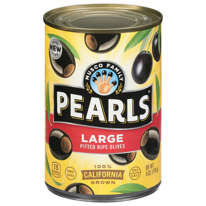Pearls Pitted Ripe Olives Large 6 oz