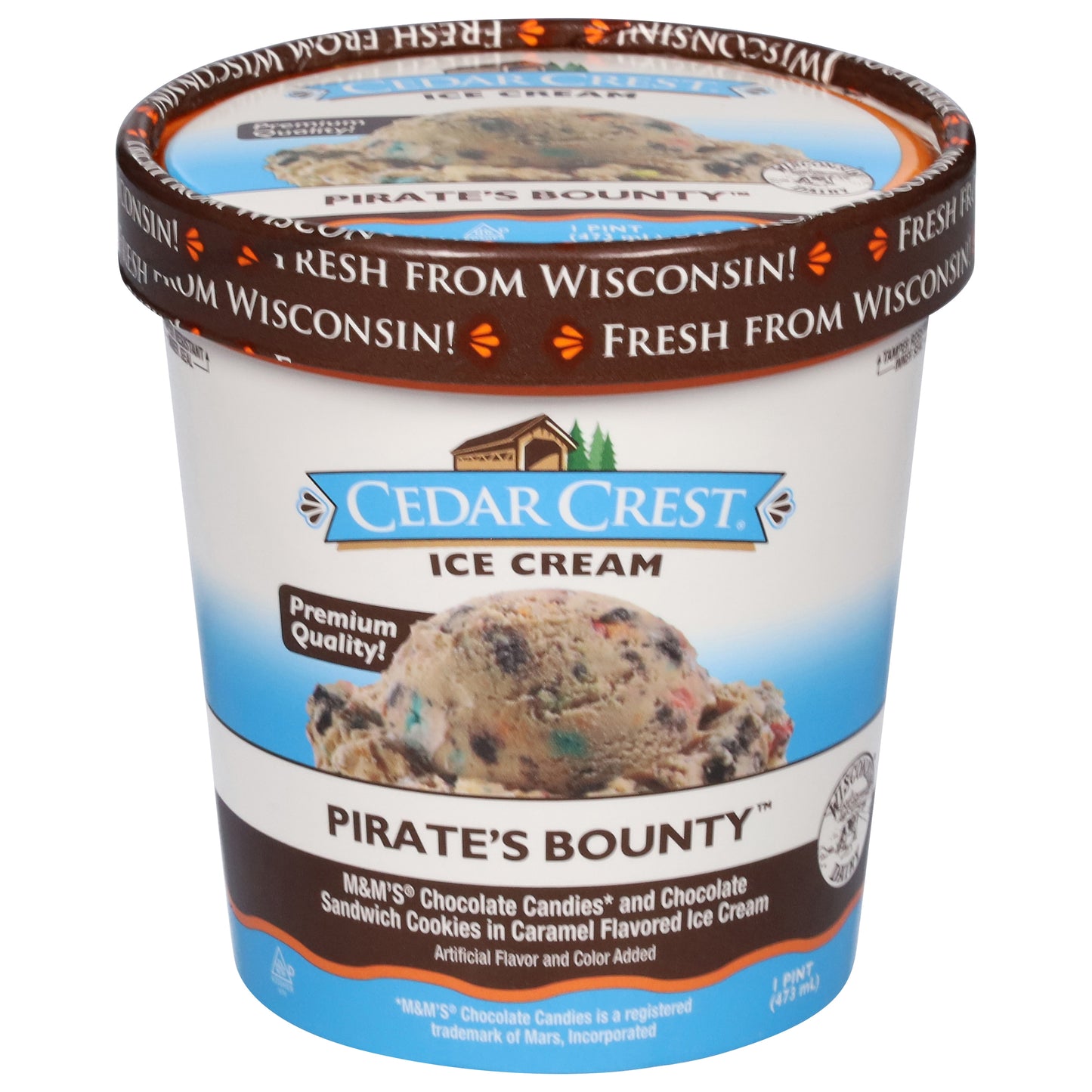 Cedar Crest Pirate's Bounty Ice Cream 1 pt