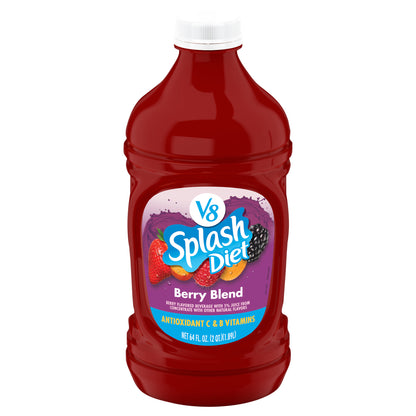 V8 Splash® Diet Berry Blend Flavored Beverage, 64 fl oz Bottle
