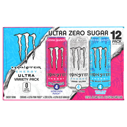 Monster Energy Ultra Variety Pack ZBHPP 2/12/16oz