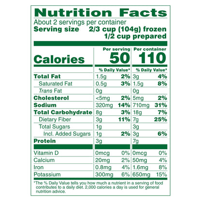Green Giant Simply Steam Baby Brussels Sprouts & Butter Sauce, Lightly Sauced Frozen Vegetables, 8 OZ