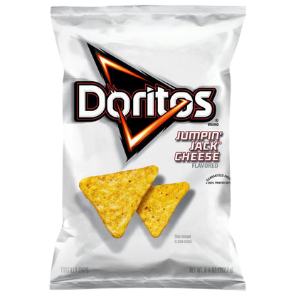 Doritos Tortilla Chips Jumpin' Jack Cheese Flavored 9 1/4 Oz