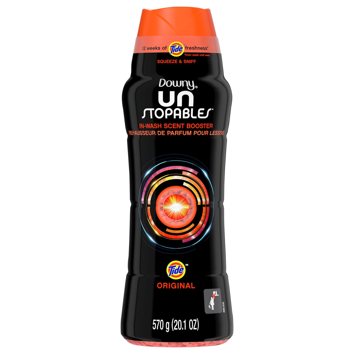 Downy Unstopables In-Wash Laundry Scent Booster Beads, Tide Original, 20.1 oz