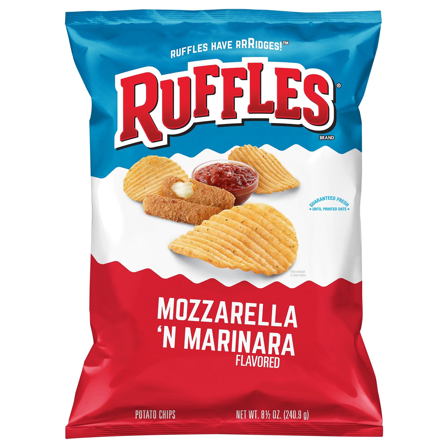 Ruffles Mozzarella 'N Marinara Flavored Potato Chips 8.5 oz