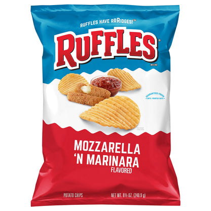 Ruffles Mozzarella 'N Marinara Flavored Potato Chips 8.5 oz