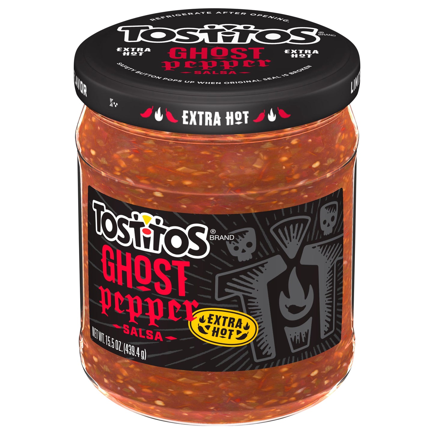 Tostitos Salsa Dip Ghost Pepper 15.5 Oz